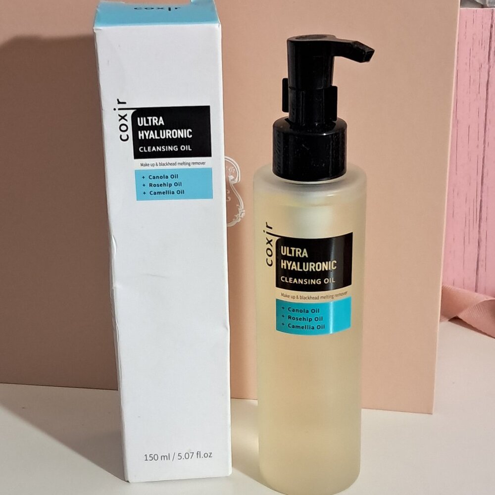 COXIR Ultra Hyaluronic Cleansing Oil Large Bottle NIB Exp 2026
